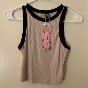Tan SHEIN Tank Top